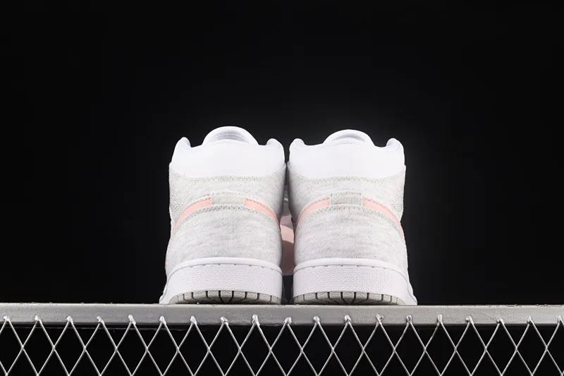 All Categories Air Jordan Jordan Series Basketball Shoes Air Jordan 1 Mid Air Jordan 1 Mid AJ1 Joe 1 White Gray Pink Mid-top Cultural Basketball Shoes DN4045-001